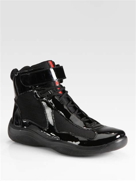 new prada running shoes|prada high top sneakers women's.